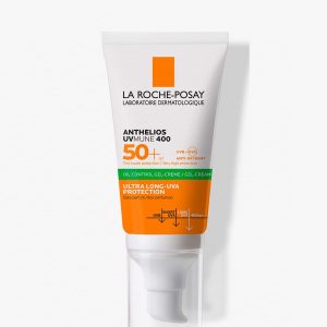 ضدآفتاب | la-roche-posay-anthelios-uv-mune-400-oil-control-gel-crema-spf50-50-ml-1.jpg | آرالیا شاپ - آرایشی بهداشتی